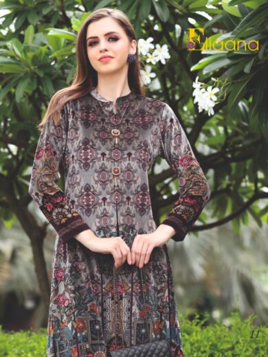 FLARED PRINTED LONG DRESSES LD-4003