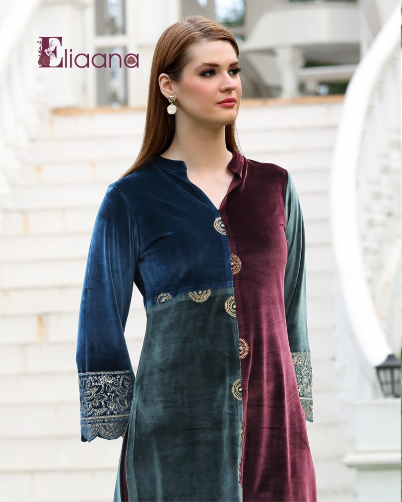 Women's classic stretch suit -- kashmiri series KS-2003