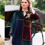 PREMIUM COLOUR COMBINATION OF VELVET CO-ORD SET KS-2015