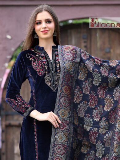 PERFECT NECKLINE MULTY WORK WITH PAISLEY DUPATTA SET LS-3002