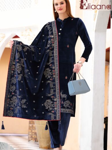 FULLY EMBROIDED HEAVY DUPATTA SET WS-1001